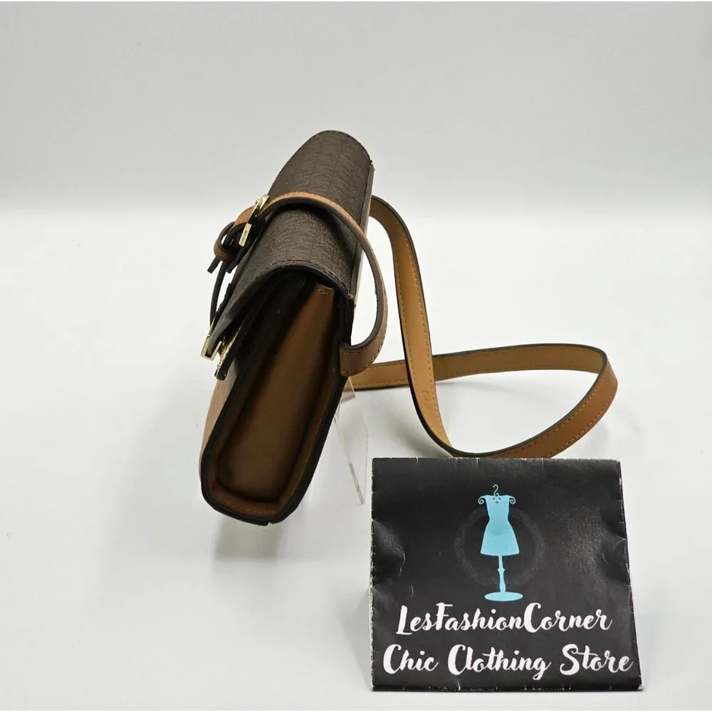 Michael Kors Women's Leather Signature Logo & Python-Embossed Fanny Pack 3041 - Picture 6 of 13